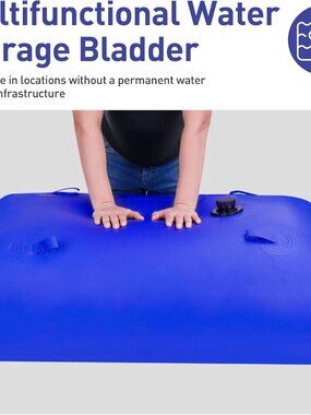 Foldable Water Bladder – Emergency Water Storage Tank(1 Pack)